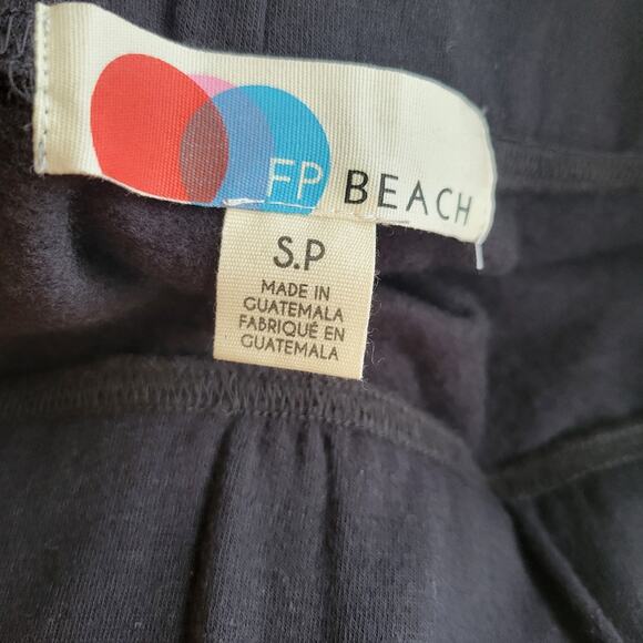 Free People Women Skirt Sz Small Petite Knit Dark Gray Mini A Line - Picture 5 of 5